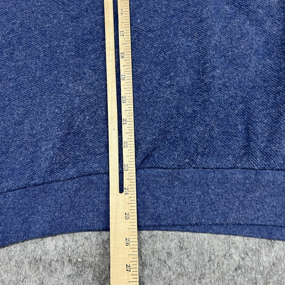 Polo Golf Ralph Lauren Sweater Mens XL Blue 1/4 Zip Mock Neck Alpaca Blend Peru - Picture 11 of 16